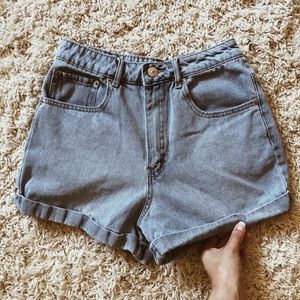 High waisted shorts